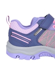 Mountain Warehouse Purple Kids Stampede Adaptive Waterproof Walking Shoes - Image 7 of 8
