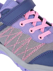 Mountain Warehouse Purple Kids Stampede Adaptive Waterproof Walking Shoes - Image 8 of 8