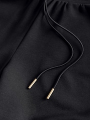 Black Slinky Wide Leg Trousers - Image 8 of 9