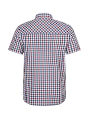 Mountain Warehouse Red Weekender Mens 100% Cotton Short Sleeve Shirt - Image 7 of 9