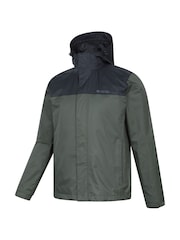 Mountain Warehouse Green Mens Torrent Waterproof Jacket - Image 4 of 5
