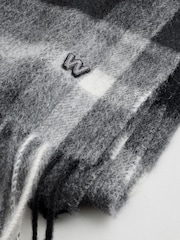 Weekend MaxMara Black CATONE Stole Square Scarf - Image 4 of 4