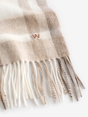 Weekend MaxMara Cream CATONE Stole Square Scarf - Image 8 of 8