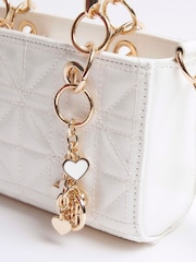 River Island White Metal Handle Tote Bag - Image 3 of 6