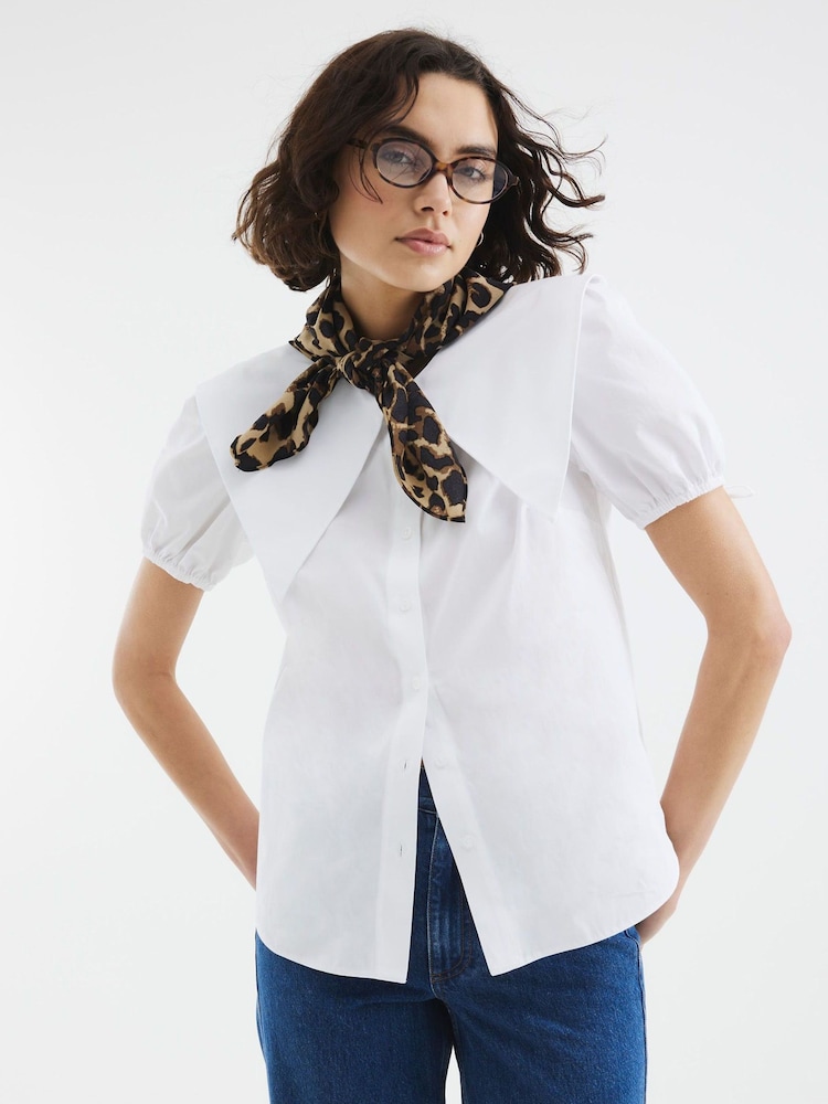 River Island White Collared Shirt - Image 1 of 4