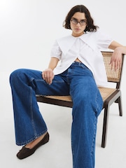 River Island White Collared Shirt - Image 2 of 4