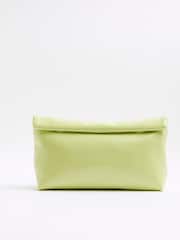 River Island Green Roll Top Clutch Bag - Image 2 of 6