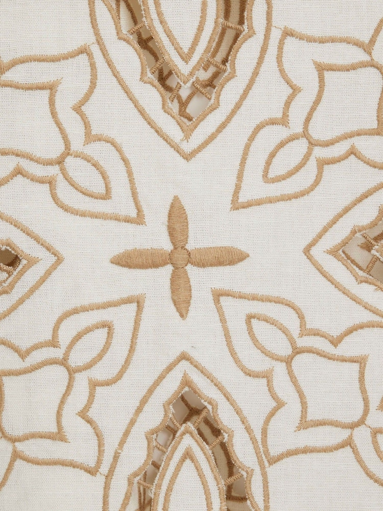 River Island Cream Cutwork Broderie Trousers - Image 6 of 6 River Island Cream Cutwork Broderie Trousers - Image 6 of 6