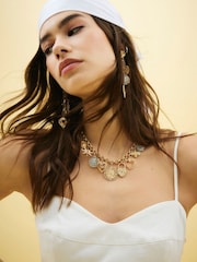 River Island White Strappy Corset Midi Dress - Image 4 of 4