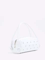 River Island White Studded Shoulder Bag - Image 2 of 6