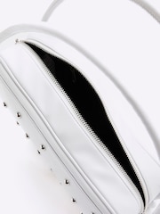 River Island White Studded Shoulder Bag - Image 5 of 6