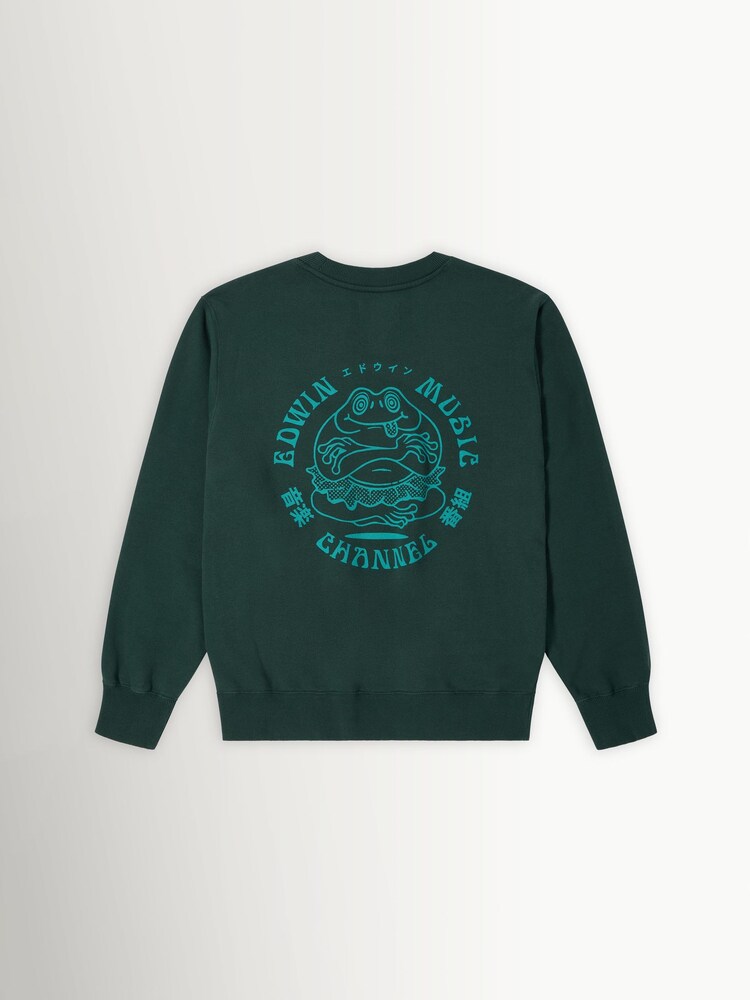Edwin Grey Edwin Music Channel Crewneck Sweatshirt - Image 2 of 4 Edwin Grey Edwin Music Channel Crewneck Sweatshirt - Image 2 of 4