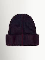 Edwin Red Contrast Beanie - Image 2 of 4