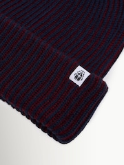 Edwin Red Contrast Beanie - Image 3 of 4