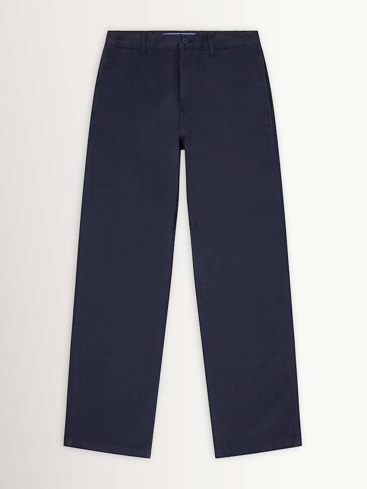 Edwin Blue Gamma Straight Chino Trousers - Image 1 of 6 Edwin Blue Gamma Straight Chino Trousers - Image 1 of 6