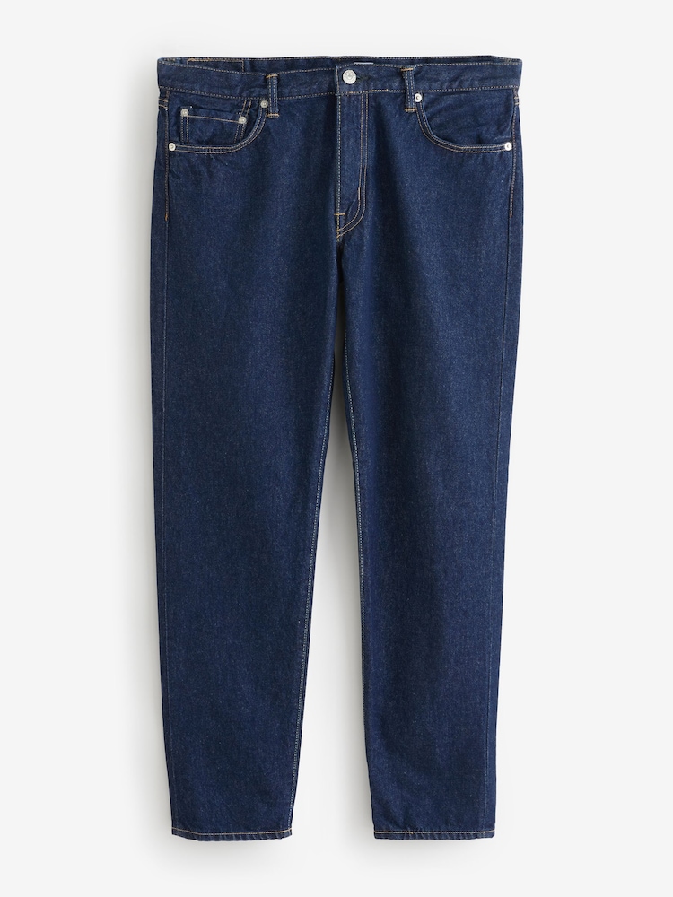Edwin Blue Regular Tapered Kaihara Pure Indigo Openend Denim Jeans - Image 1 of 1 Edwin Blue Regular Tapered Kaihara Pure Indigo Openend Denim Jeans - Image 1 of 1