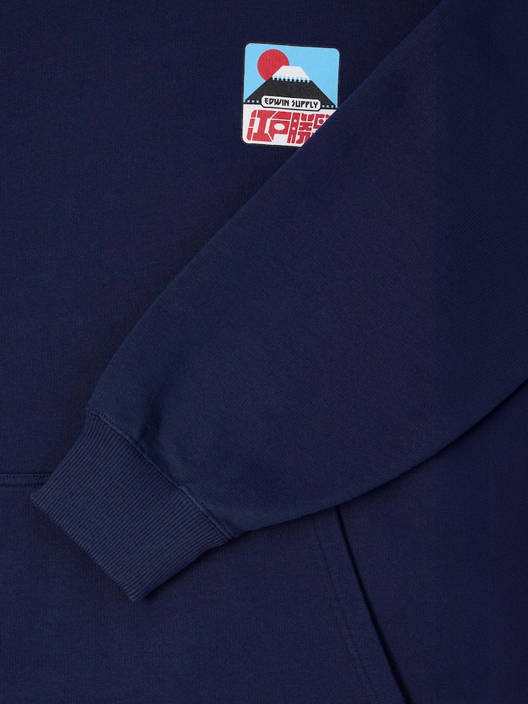 Edwin Blue Sunset On Fuji Hoodie - Image 4 of 4