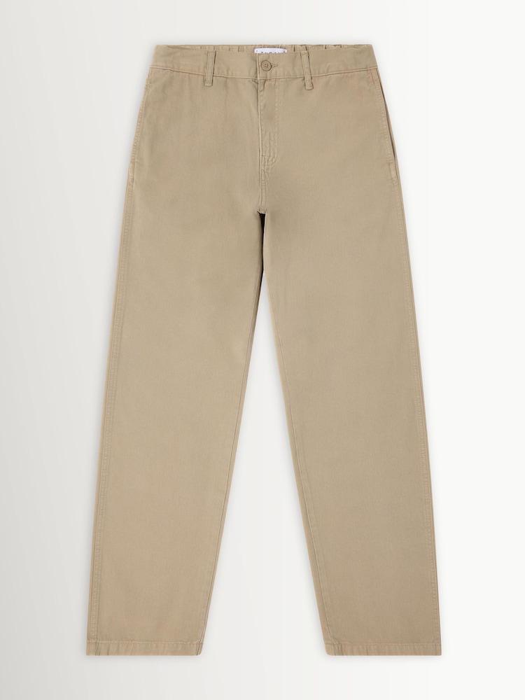 Edwin Natural Gamma Straight Chino Trousers - Image 1 of 6 Edwin Natural Gamma Straight Chino Trousers - Image 1 of 6