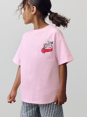 Pink Jam Oversized Graphic Print T-Shirt (3-16yrs) - Image 1 of 7