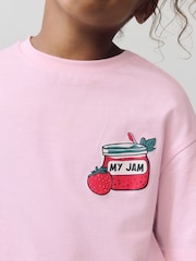 Pink Jam Oversized Graphic Print T-Shirt (3-16yrs) - Image 3 of 7