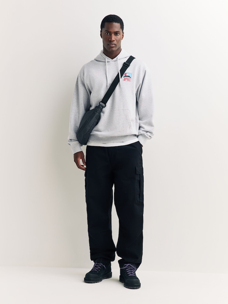 Edwin Grey Sunset On Fuji Hoodie - Image 2 of 7 Edwin Grey Sunset On Fuji Hoodie - Image 2 of 7