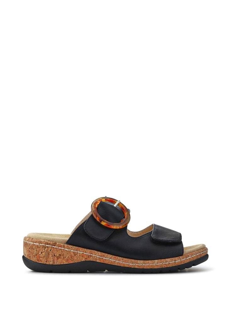 Negro - Pavers Wide-Fit Dual-Fasten Sandals - Imagen 1 de 5 Negro - Pavers Wide-Fit Dual-Fasten Sandals - Imagen 1 de 5