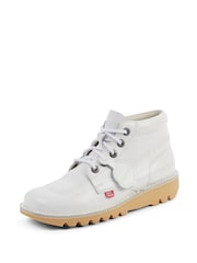 Kickers White Kick Hi Boots - Image 2 of 5