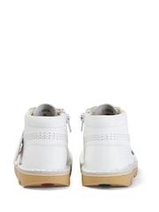 Kickers White Kick Hi Zip Boots - Image 5 of 6