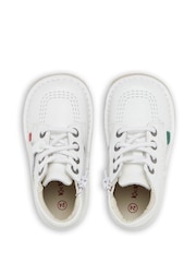 Kickers White Kick Hi Zip Boots - Image 6 of 6