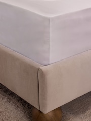 White Collection Luxe 800 Thread Count Egyptian Cotton Sateen Extra Deep Fitted Sheet - Image 3 of 3