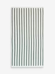 Sage Green Stripe Towel - Image 5 of 6