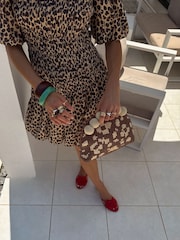 Never Fully Dressed Brown Leopard Print Mini Nara Dress - Image 7 of 7