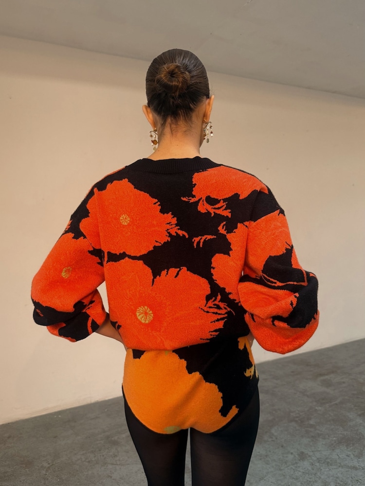 Never Fully Dressed Black Poppy Cardigan - Image 2 of 10