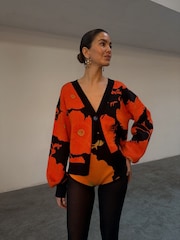 Never Fully Dressed Black Poppy Cardigan - Image 7 of 10