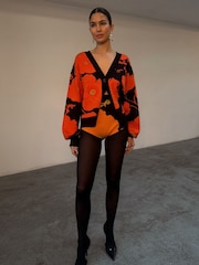 Never Fully Dressed Black Poppy Cardigan - Image 8 of 10