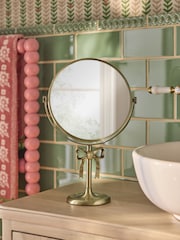 Gold Bow Dressing Table Mirror - Image 1 of 3