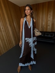 Never Fully Dressed Brown Mara Tilly Dress - Image 1 of 14