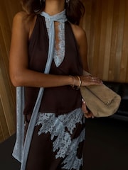 Never Fully Dressed Brown Mara Tilly Dress - Image 14 of 14
