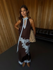 Never Fully Dressed Brown Mara Tilly Dress - Image 3 of 14