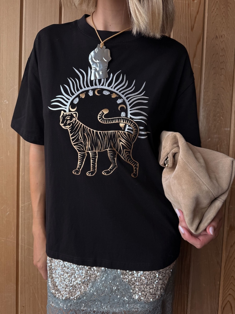 never fully dressed t shirt Buy Never Fully Dressed Black Tiger Print Sun T-Shirt from Next USA