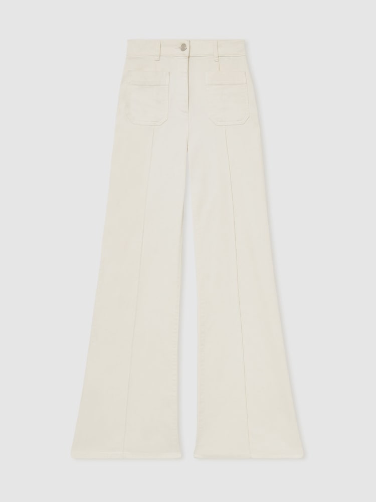 Crudo - Reiss Sakura Patch Pocket Flared Jeans - Imagen 2 de 6 Crudo - Reiss Sakura Patch Pocket Flared Jeans - Imagen 2 de 6
