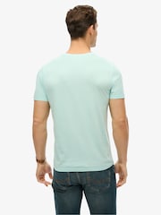 Superdry Blue 100% Cotton Classic Essential T-Shirt - Image 2 of 6