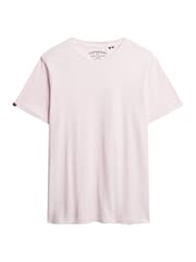 Superdry Pink 100% Cotton Classic Essential T-Shirt - Image 4 of 5