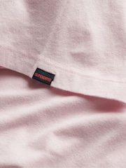 Superdry Pink 100% Cotton Classic Essential T-Shirt - Image 5 of 5