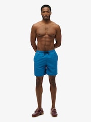 Blau - Superdry Premium Emb 17 Badeshorts - Bild 4 von 9