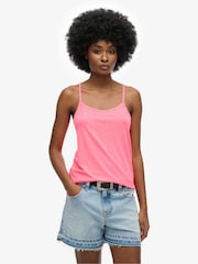 Superdry Pink Studios Strappy Vest - Image 1 of 7