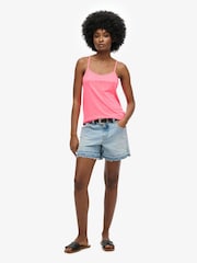 Superdry Pink Studios Strappy Vest - Image 3 of 7