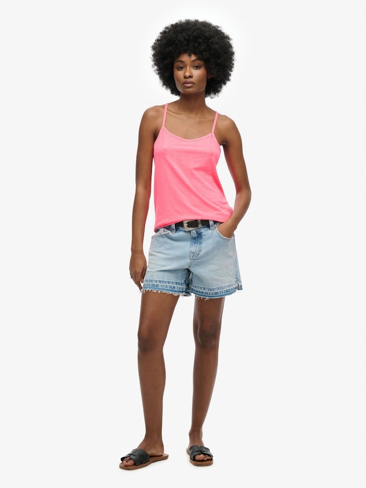 Superdry Pink Studios Strappy Vest - Image 3 of 7