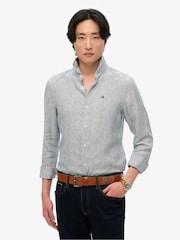 Camisa de linho Superdry Embroidered Vacation 100% - Imagem 1 de 6