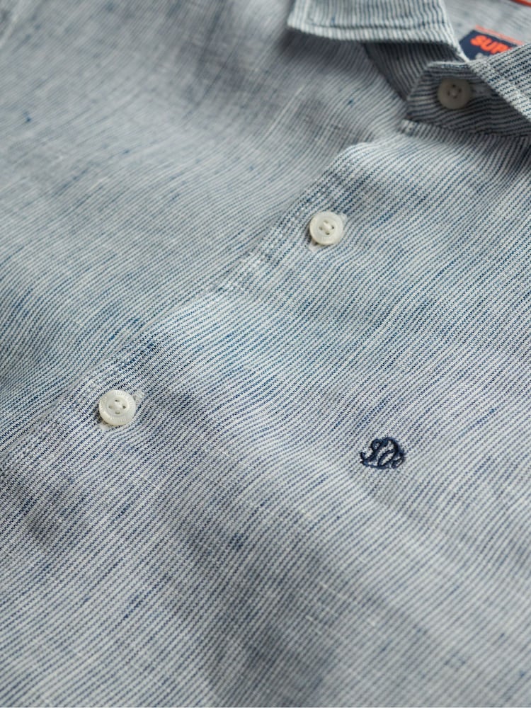 Camisa de linho Superdry Embroidered Vacation 100% - Imagem 6 de 6